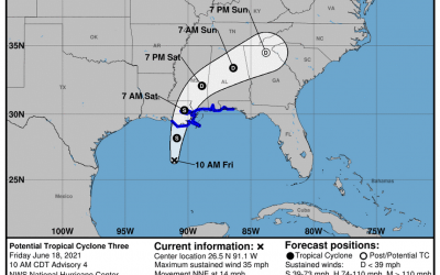 Week #5 Hurricane Season Series: Tropical System Churning Near Mississippi