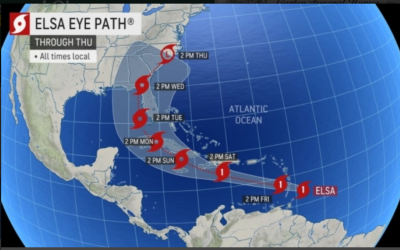 Week #7 Hurricane Season Series: Elsa is the 1st 2021 Hurricane