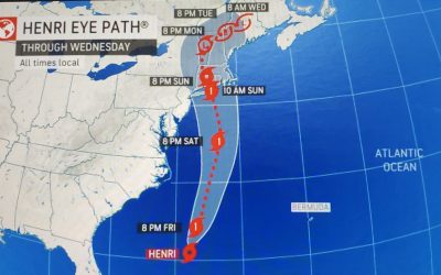 Week #14 Hurricane Season Series: Tropical Storm Henri is expected to hit New England this weekend.