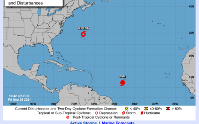 Week #19 Hurricane Season Series: Two Tropical Storms churning in the Atlantic Ocean