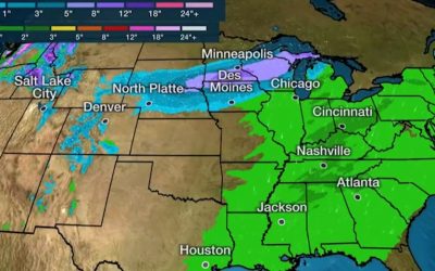 The 1st Winter Storm Atticus is moving across the country.