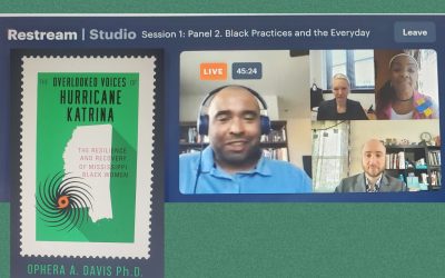 Conference Book Talk: Bringing Awareness to Hurricane Katrina Mississippi Black Women Survivors