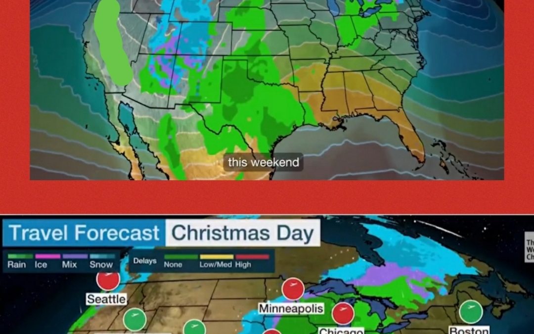Christmas Wet Weather Likely to Cause Travel Delays