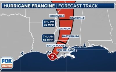 Lastest on Hurricane Francine